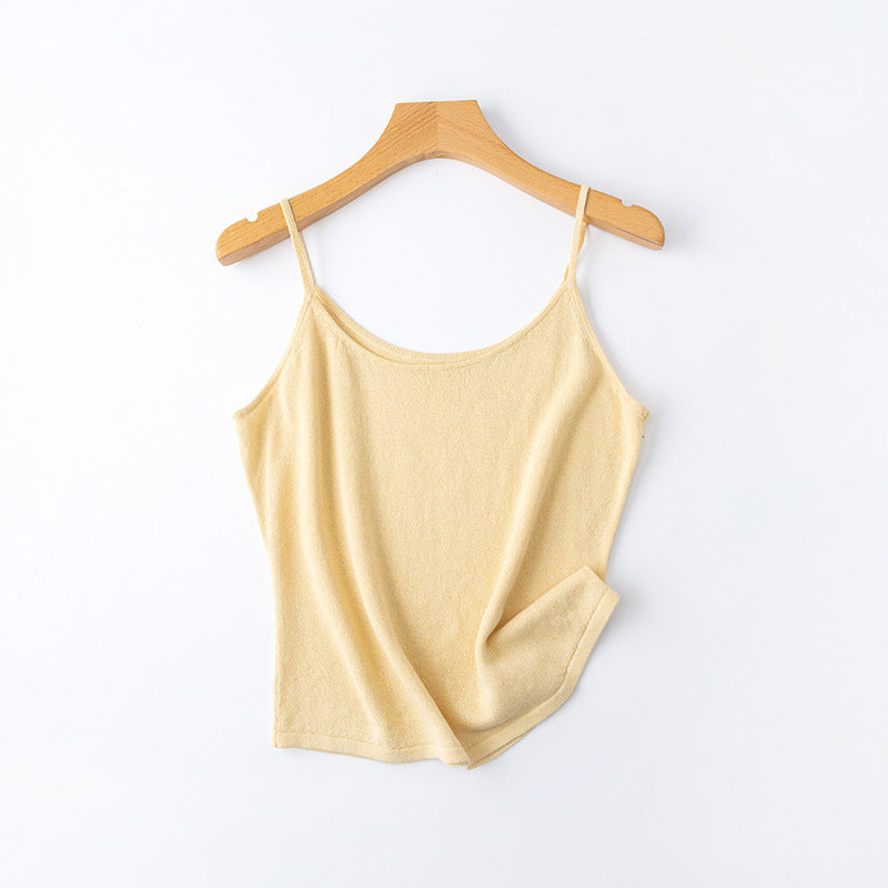 Damen Leichtgewicht Verstellbares Träger Camisole Top Heidi-Mode