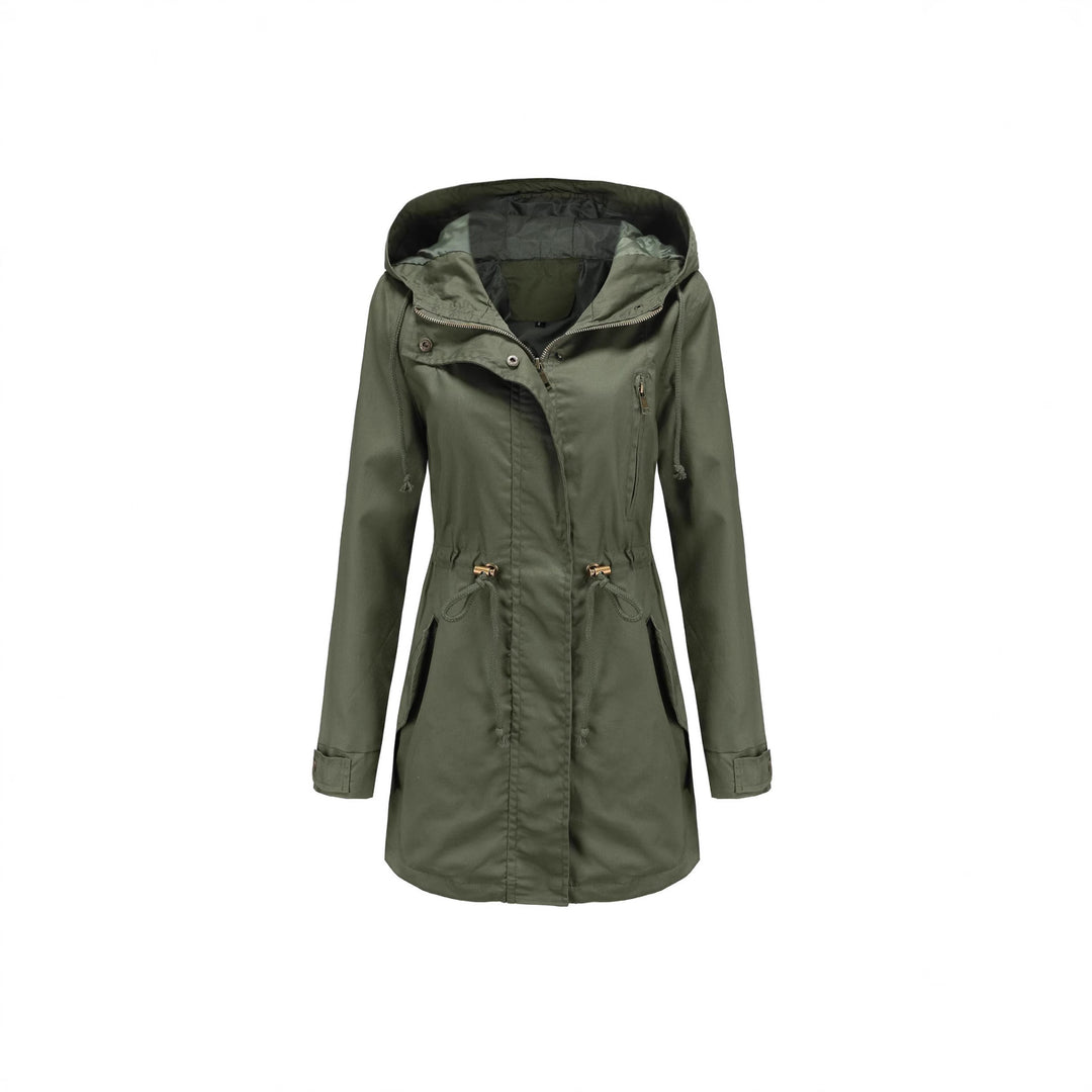 Damen Funktionsjacke mit verstellbarem Bund und Reißverschluss Heidi-Mode