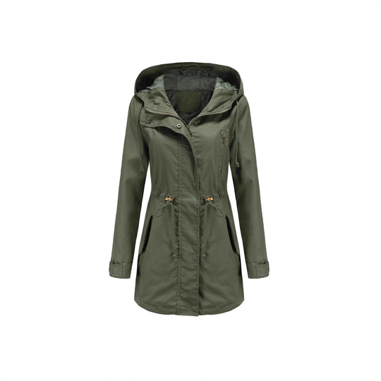 Damen Funktionsjacke mit verstellbarem Bund und Reißverschluss Heidi-Mode