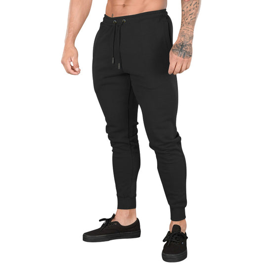Herren Sportliche Jogginghose mit elastischem Bund und praktischen Reißverschlusstaschen Heidi-Mode
