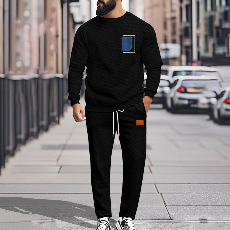 Herren Bequemer Freizeitanzug mit modischem Design und praktischen Taschen Heidi-Mode