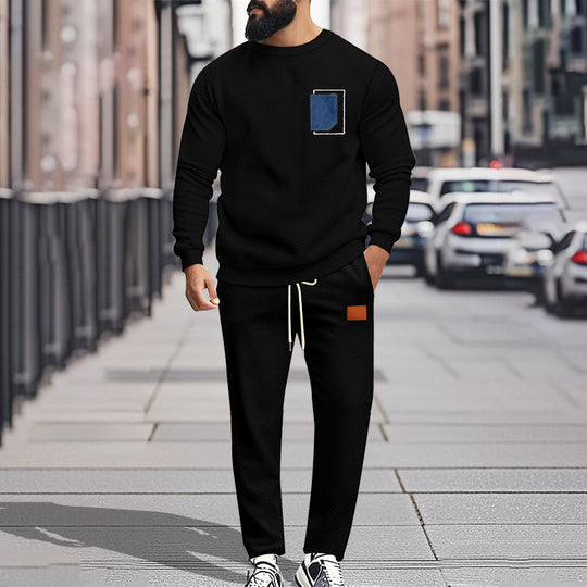 Herren Bequemer Freizeitanzug mit modischem Design und praktischen Taschen Heidi-Mode