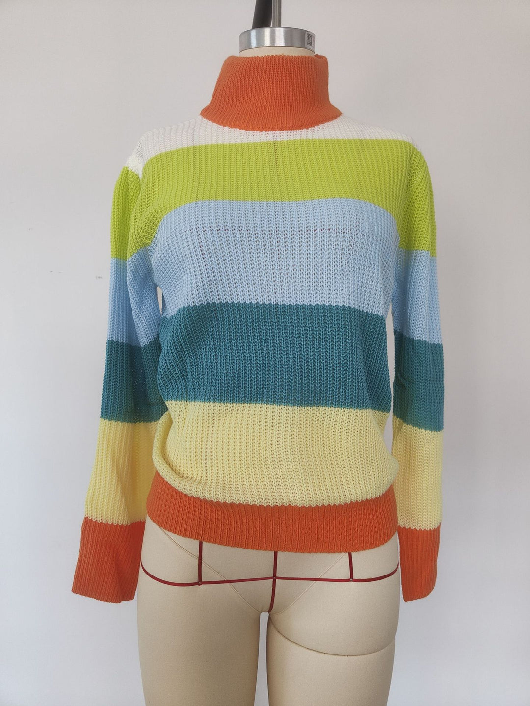 Damen modischer Strickpullover mit Farbverlauf Heidi-Mode