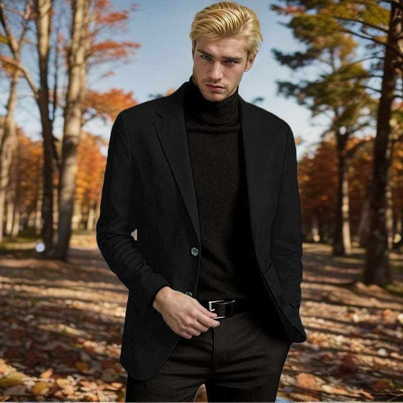 Herren Eleganter Blazer mit stilvollem Schnitt und hochwertigem Material Heidi-Mode