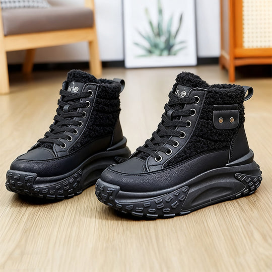 Fleecegefütterte Winter-Schneestiefel für Damen