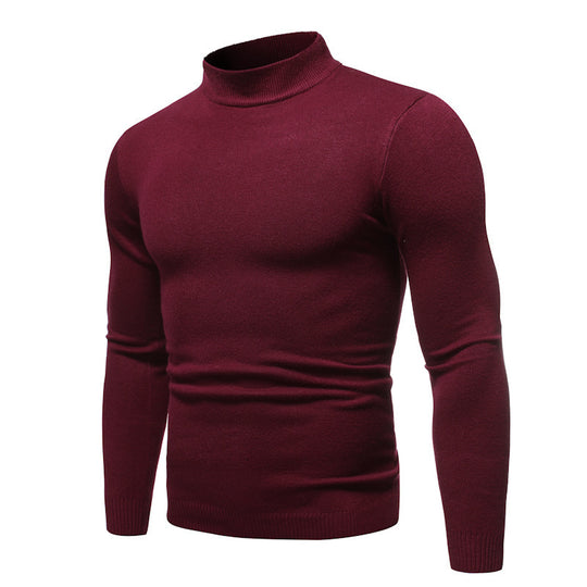 Herren zeitloser Rollkragenpullover Heidi-Mode