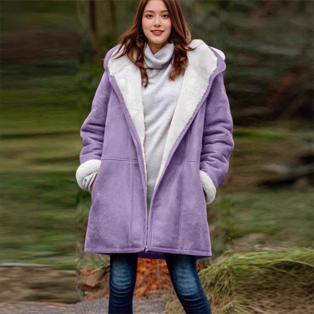 Damen Fleecegefütterte Outdoor-Jacke Heidi-Mode