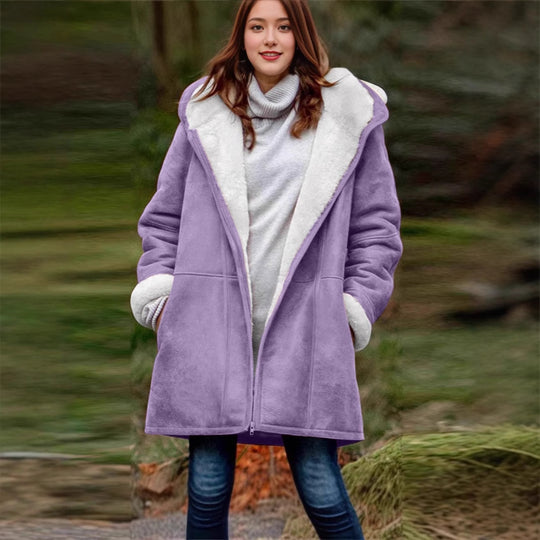 Damen Fleecegefütterte Outdoor-Jacke Heidi-Mode