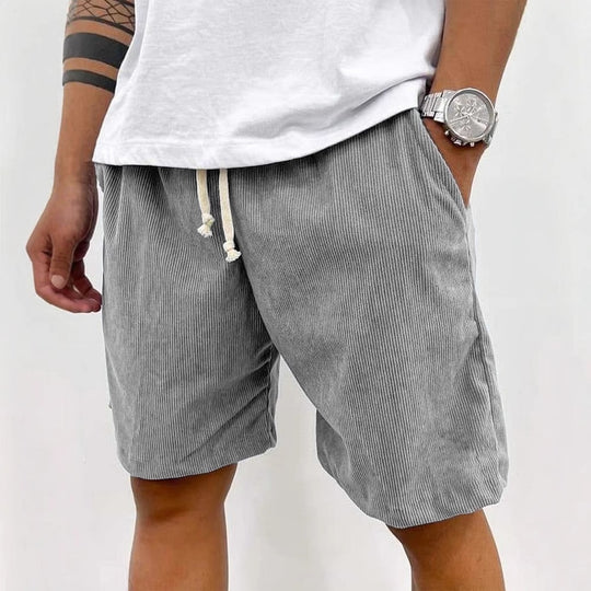 Heidi Mode | Herren Casual Kordelzug Cord Shorts