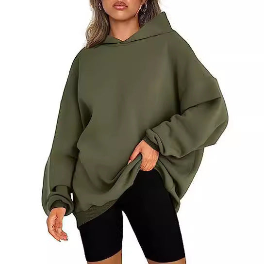Damen Oversize Hoodie mit Kapuze Heidi-Mode