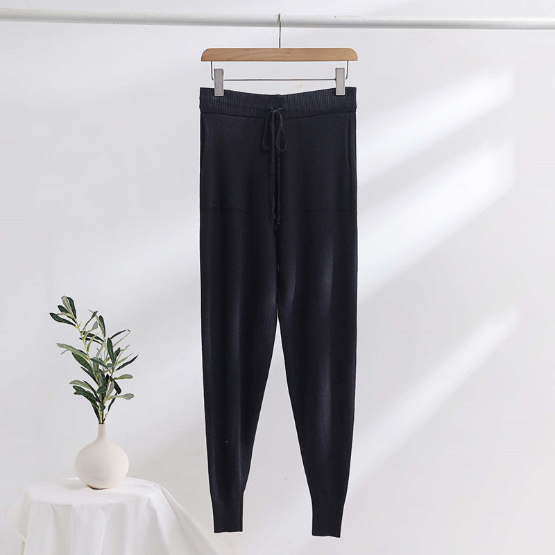 Damen bequeme und stilvolle Strickhose Heidi-Mode