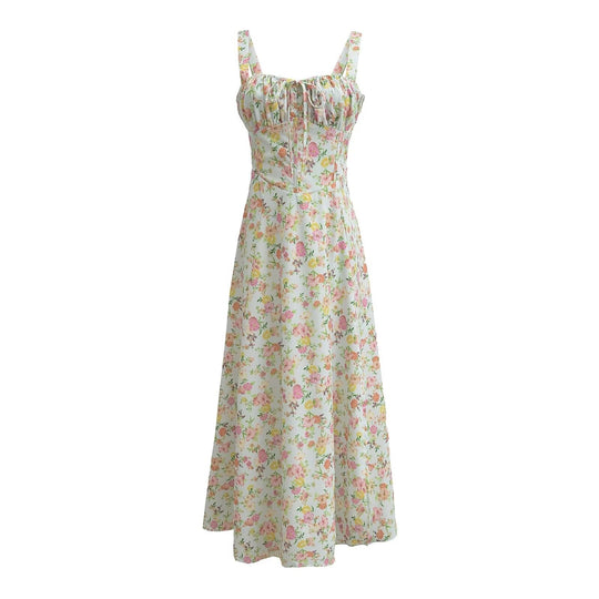 Heidi-Mode | Bindemittel Lange Slip Midi Kleid