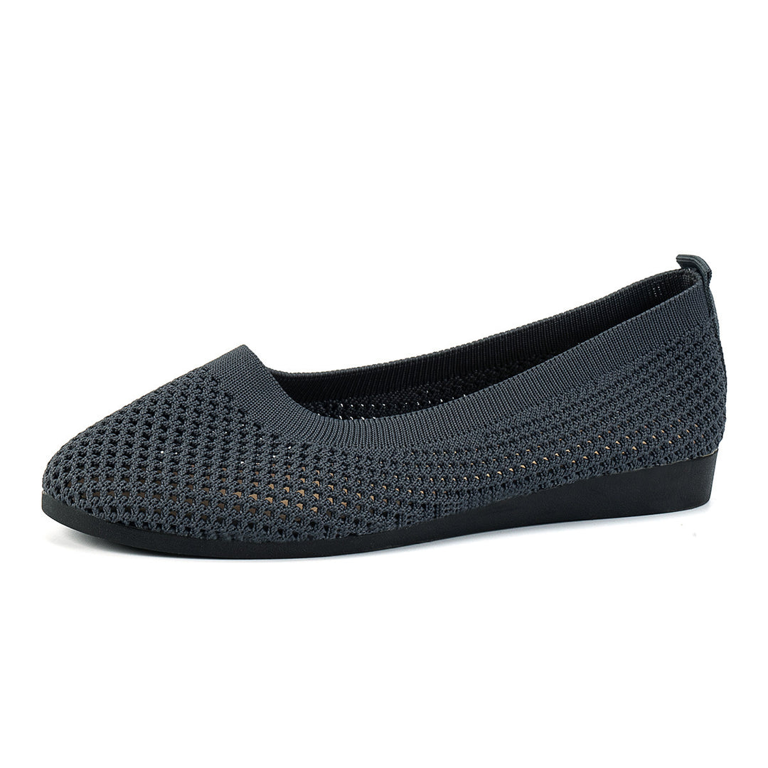 Damen bequeme Slipper aus atmungsaktivem Netzmaterial mit rutschfester Sohle Heidi-Mode