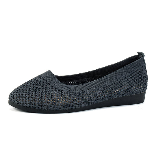 Damen bequeme Slipper aus atmungsaktivem Netzmaterial mit rutschfester Sohle Heidi-Mode