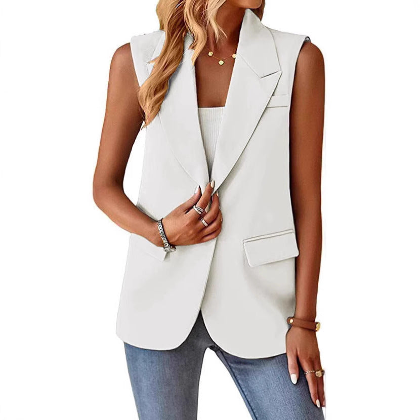 Damen Stylischer Blazer-Weste Heidi-Mode