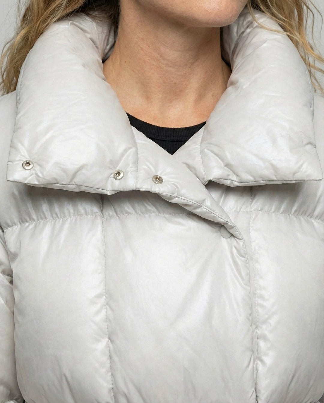 Kurz Daunenmantel Damen Kapuze | Heidi-Mode