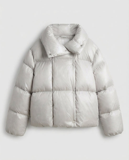 Kurz Daunenmantel Damen Kapuze | Heidi-Mode