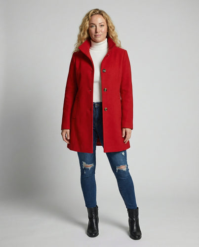 Eleganter Damen Wollmantel | Heidi-Mode