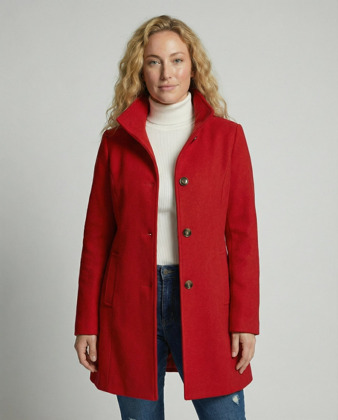 Eleganter Damen Wollmantel | Heidi-Mode