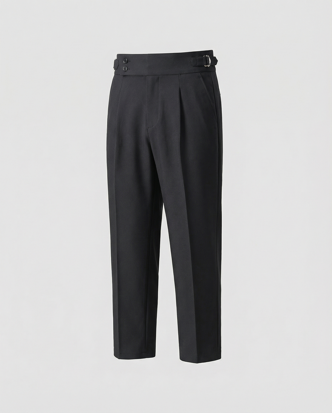 Herren Elegante Freizeithose mit hohem Bund