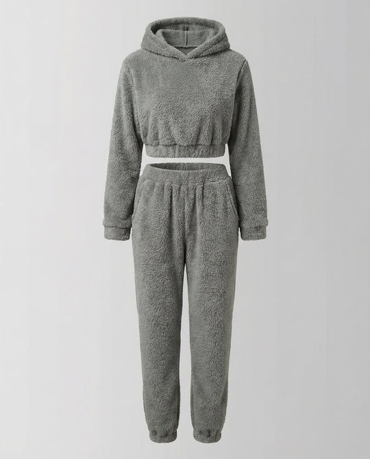 Kuscheliges Fleece Lounge-Set | Heidi-Mode