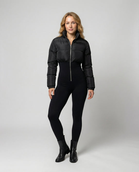 Taillierte Warme Daunenjacke Damen | Heidi-Mode