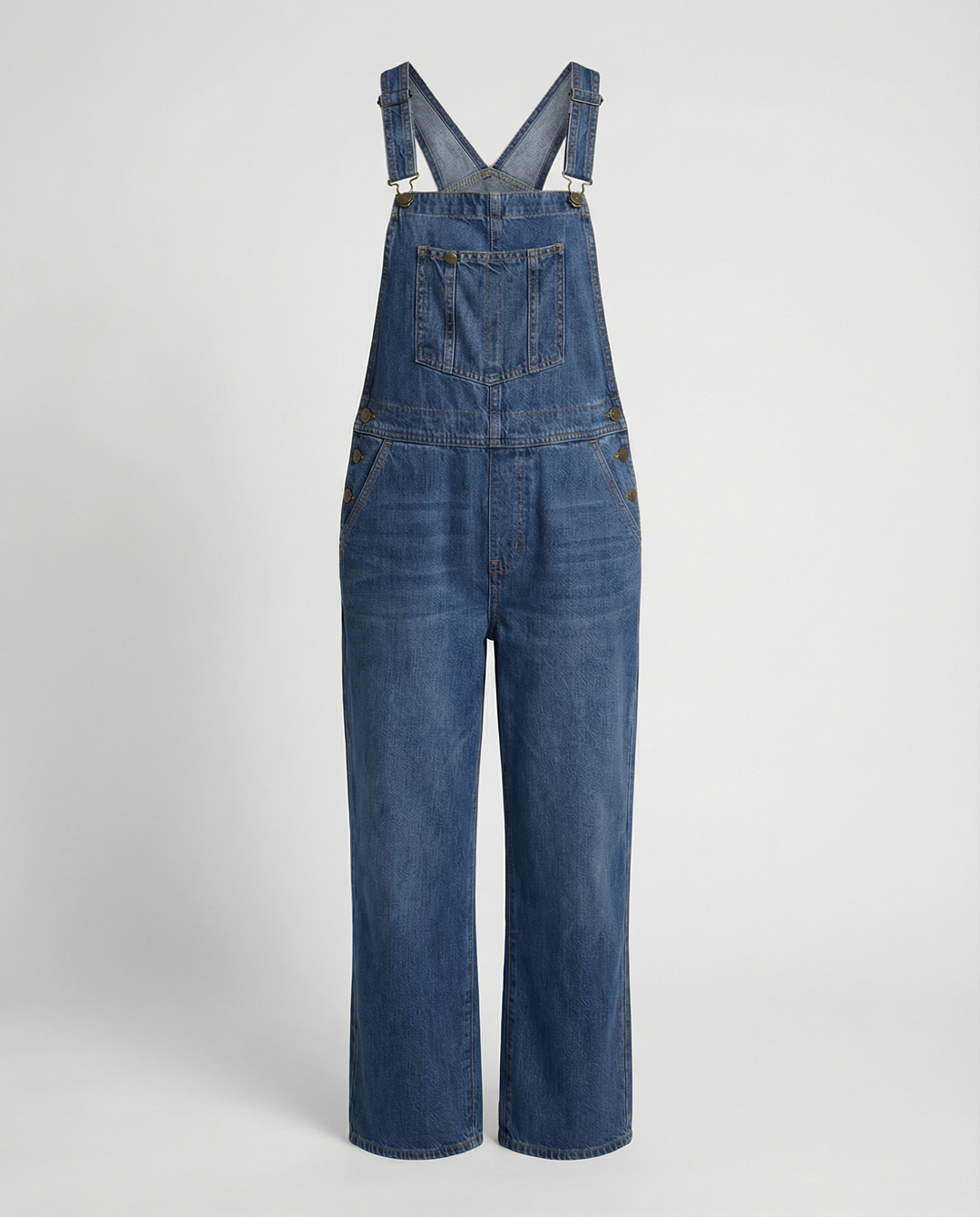 Damen Latzhose Jeans im lässigen Schnitt mit Taschen