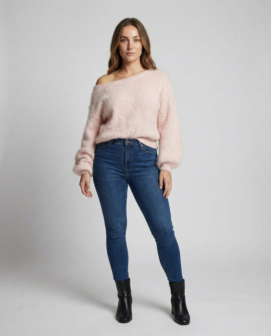 Damen Mohair-Oversized Pullover | Heidi-Mode