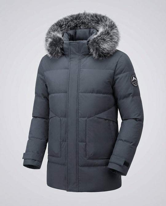 Warmer Winterparka Damen Kapuze | Heidi-Mode