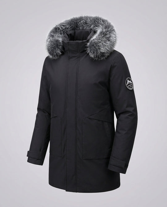 Warmer Winterparka Damen Kapuze | Heidi-Mode