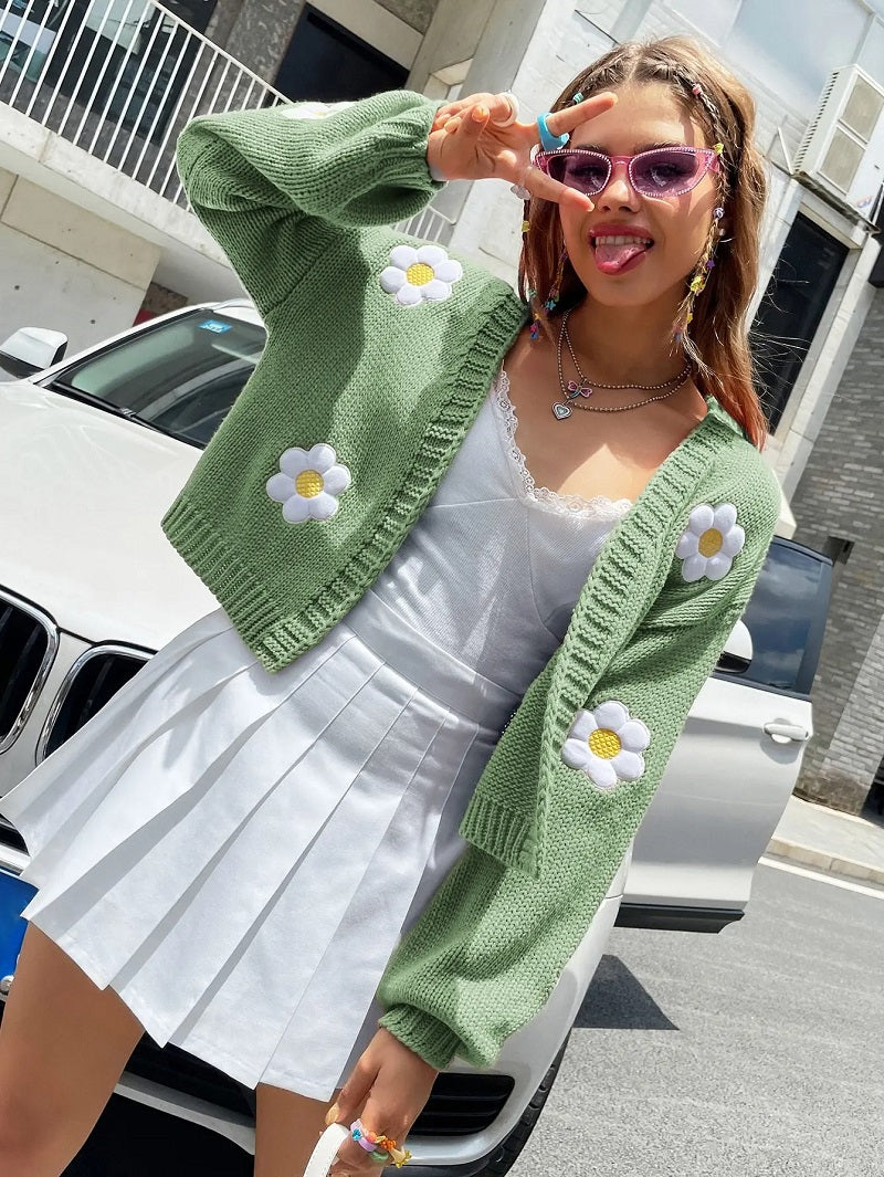 Heidi-Mode | Bestickte Weste mit Blumen