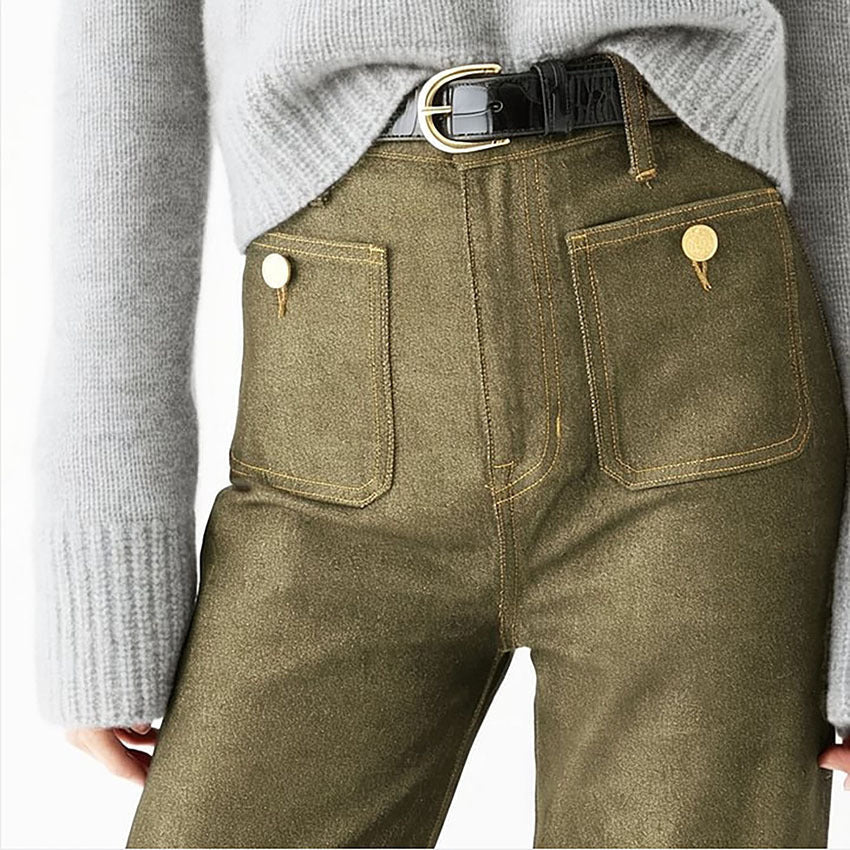 Heidi-Mode | Ausgestellte Schlaghose Damen Jeans