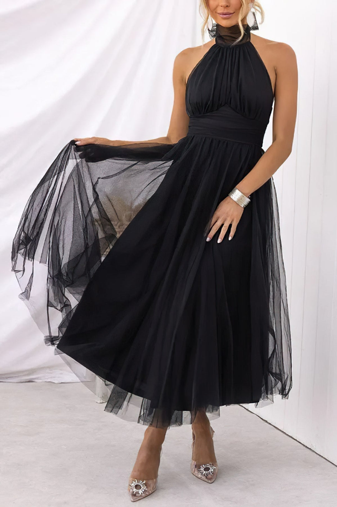 Moderne Abendkleid für Frauen - Trendy Stil