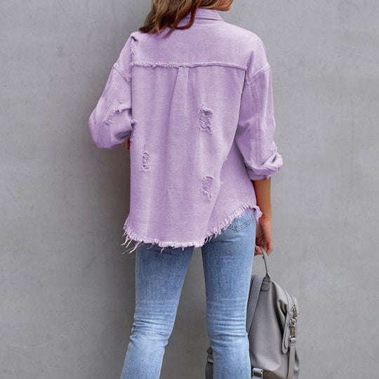 Heidi-Mode | Abgenutzte Jeansjacke