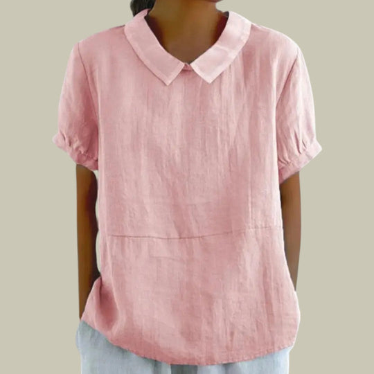 Heidi-Mode | Damen Entspannte Leinen Bluse