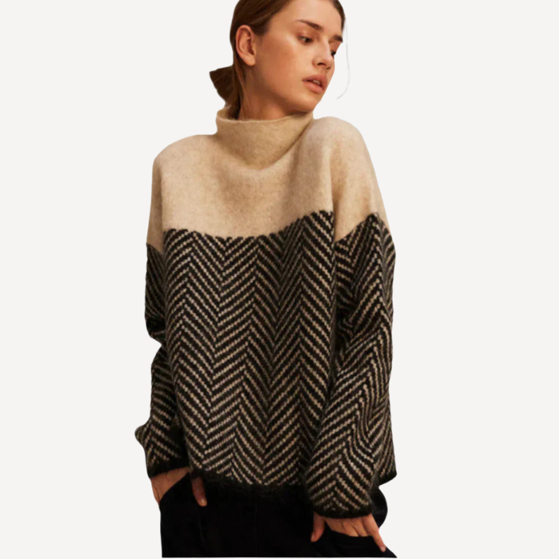 Heidi-Mode | Luxuriöses Design Rollkragenpullover für Damen