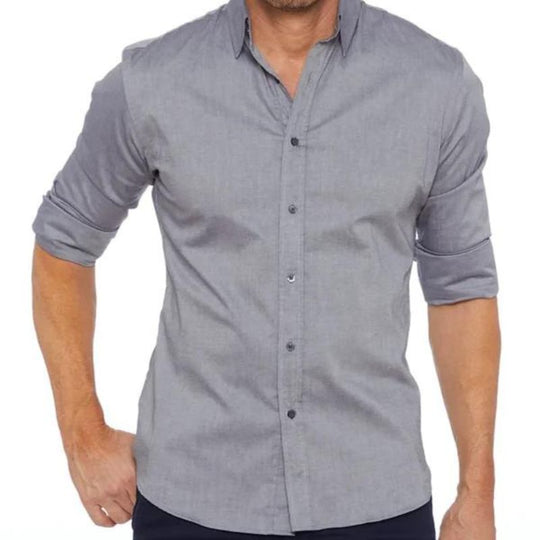 Knitterfreies Zip-Up-Shirt