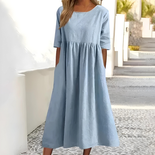 Elegantes Kleid aus Baumwolle