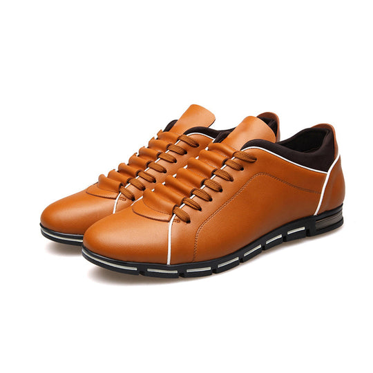 Leder-Sneaker