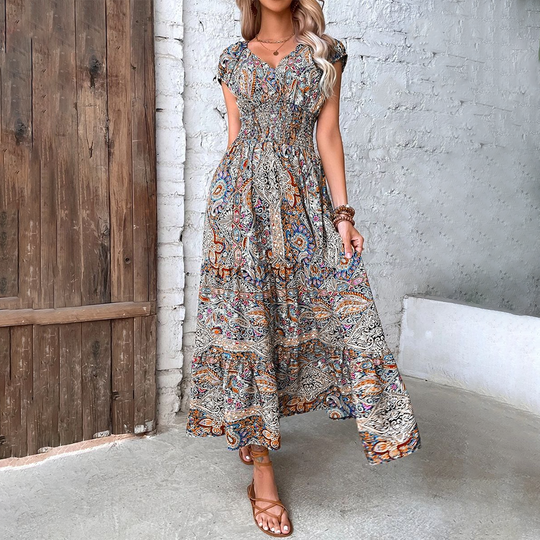 Heidi-Mode | Freizeitkleid Boho Saisonale Kollektion Vielseitigs Design