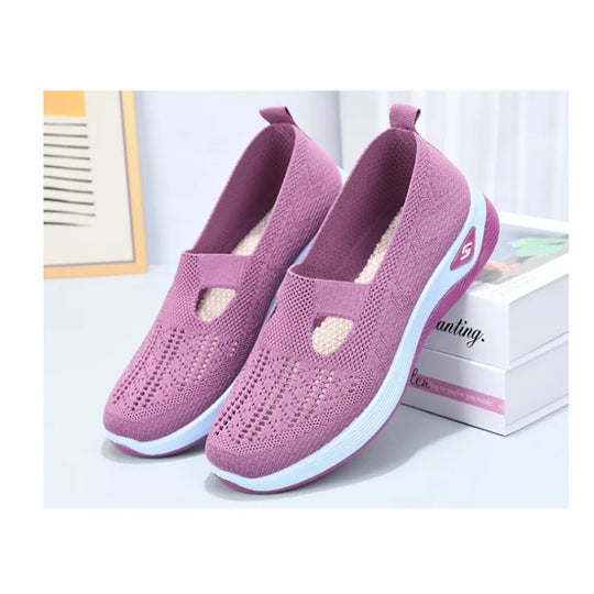 Heidi-Mode | Orthopädische Slip-On-Schuhe aus Mesh für Damen