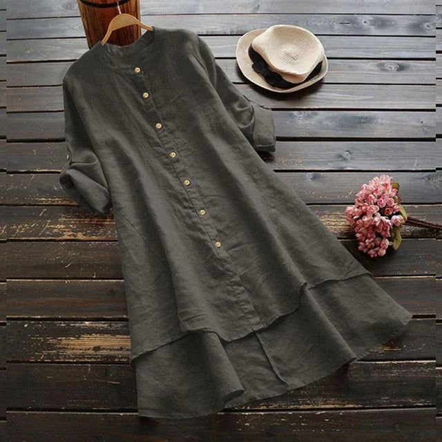 Heidi-Mode | Oversized Sommerkleid aus Baumwoll