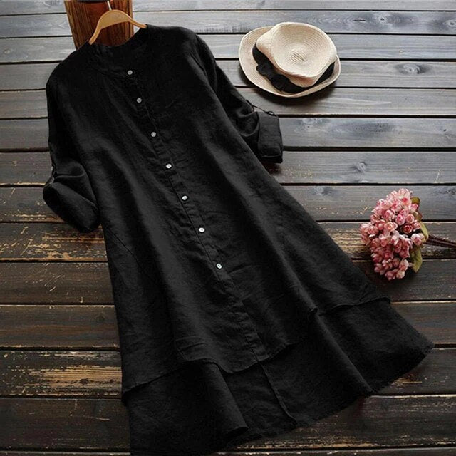 Heidi-Mode | Oversized Sommerkleid aus Baumwoll
