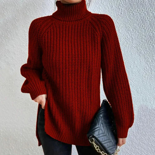 Elegante Rollkragenpullover