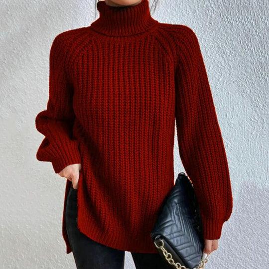 HeidiMode - Eleganter Rollkragenpullover aus Baumwolle