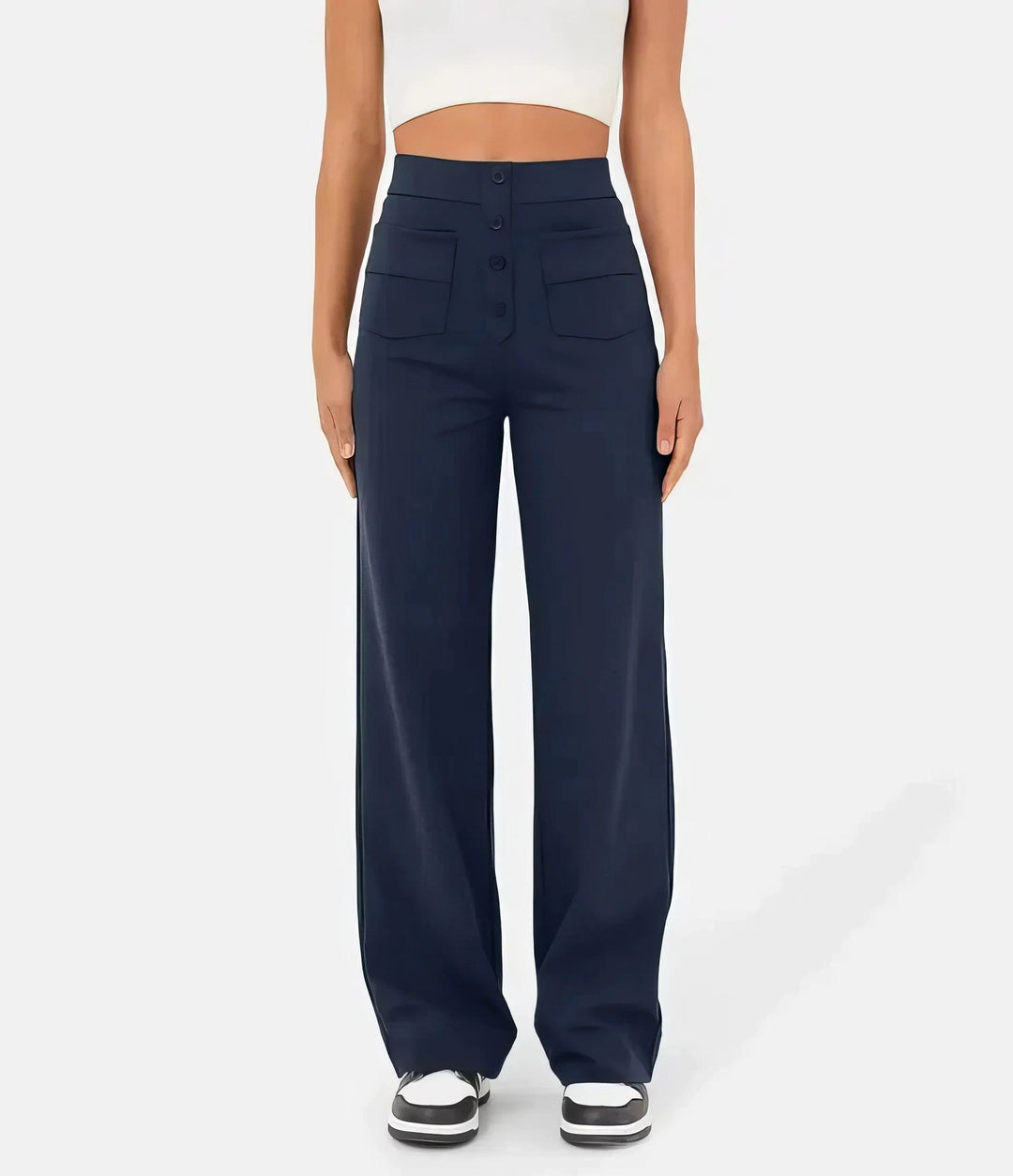 Hose mit hoher Taille für Damen