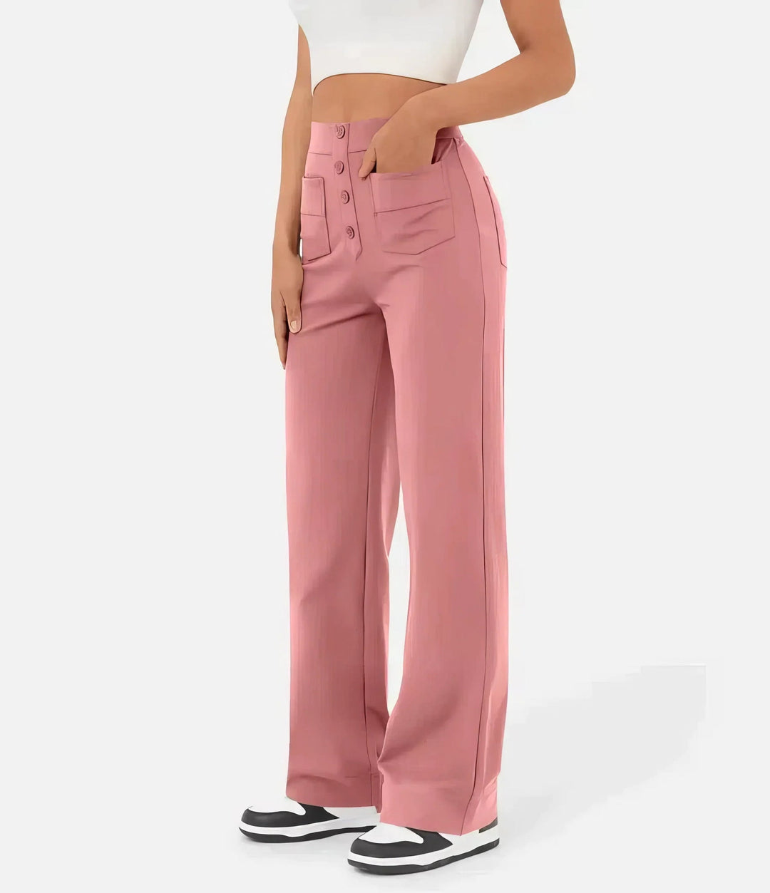 Hose mit hoher Taille für Damen