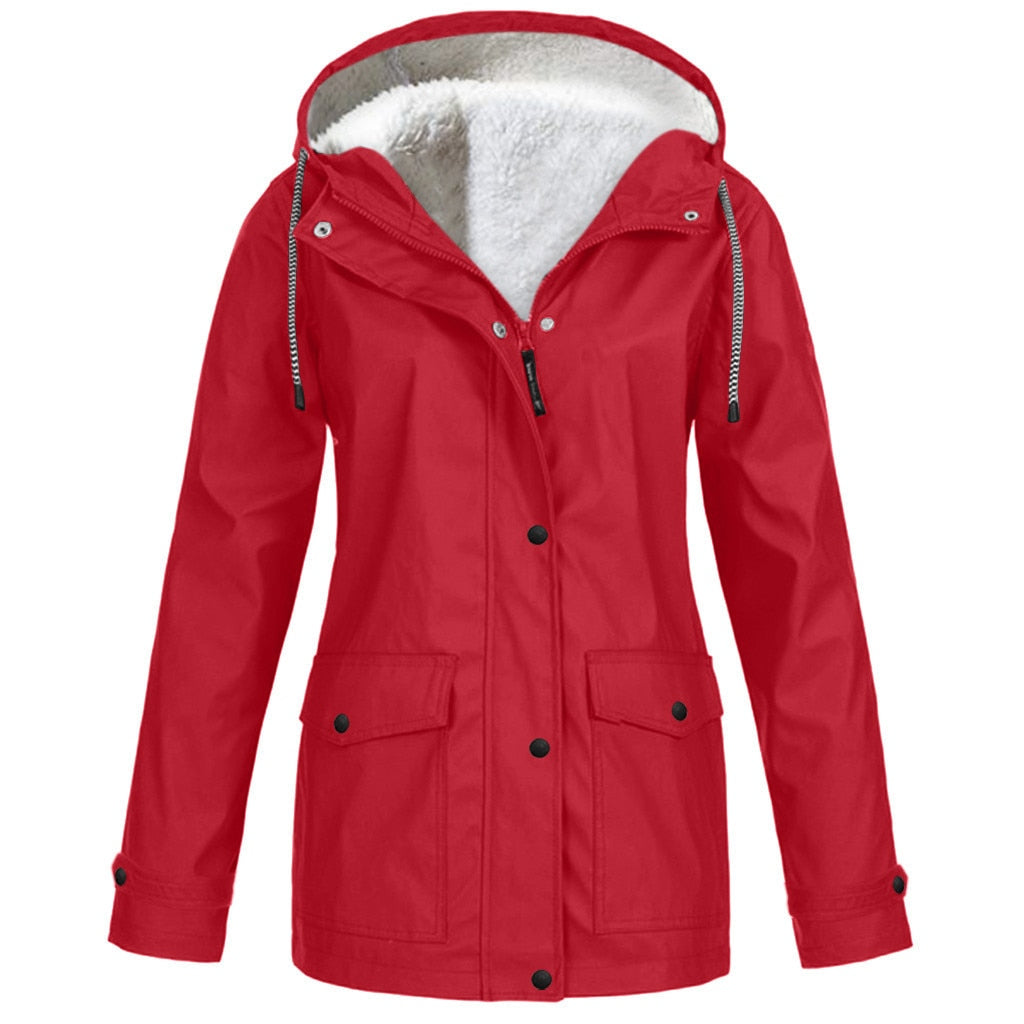 Heidi-Mode | Damen Outdoor Jacke Wasserdicht, Winddicht & Warmfutter