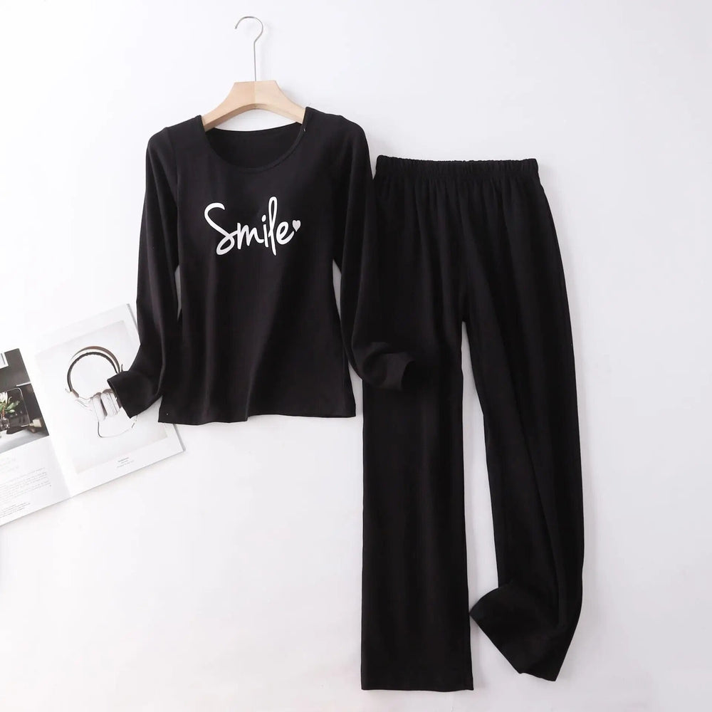 Heidi-Mode | Pyjama-Set für Damen mit langen Ärmeln