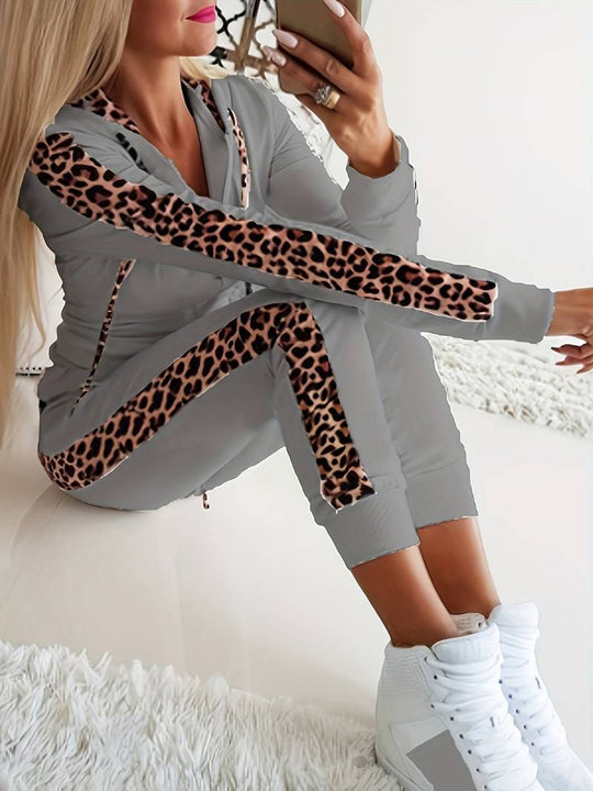 Heidi-Mode | Leopardendruck Trainingsanzug